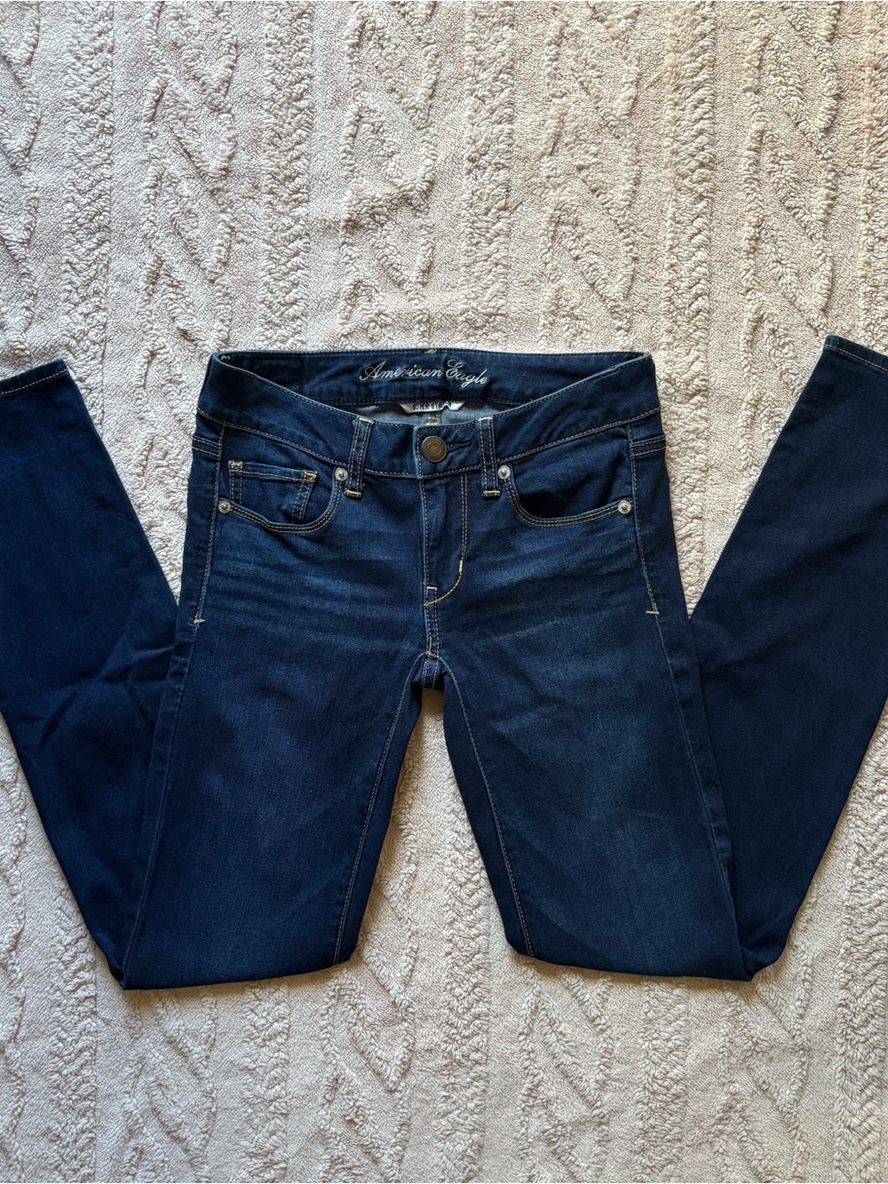 American Eagle Outfitters Women’s Dark Indigo Skinny Jeans